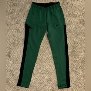 Nike women green and black joggers size small